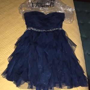 A beautiful navy blue dress